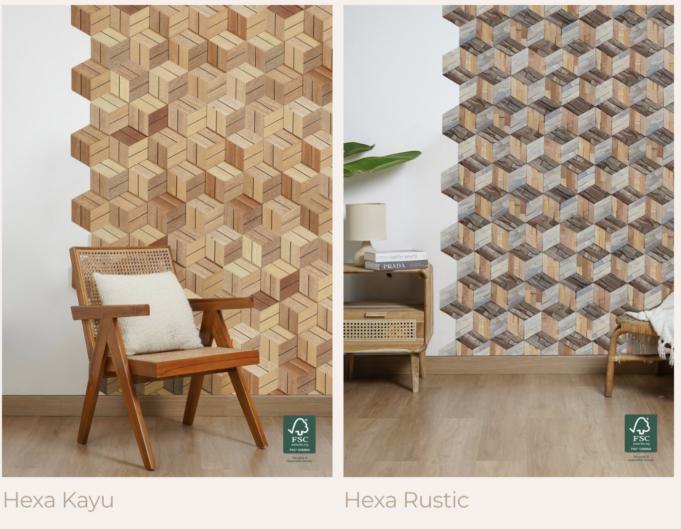 Timber wall panels — Asta Kayu