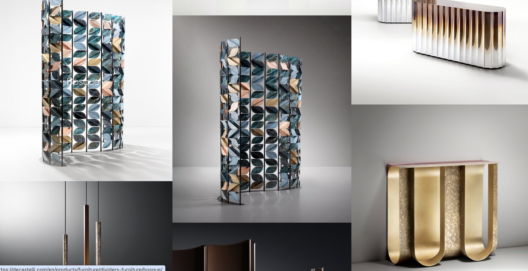 Wall panels, flooring, furniture and metal cladding — De Castelli