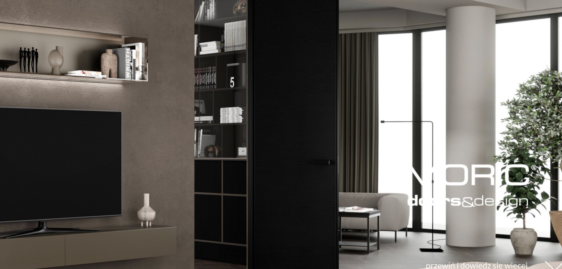 Veneered, lacquered, hidden and made-to-measure doors — Moric