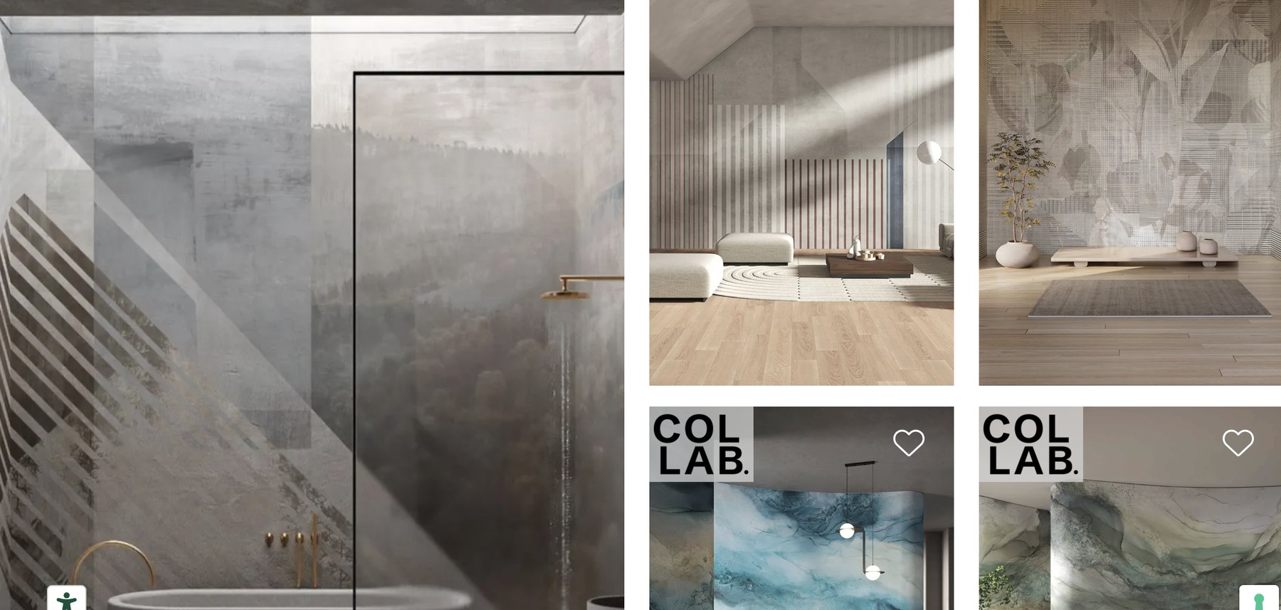 Walls, kitchens, bathrooms and furniture surfaces — Tecnografica – Dècora Glass